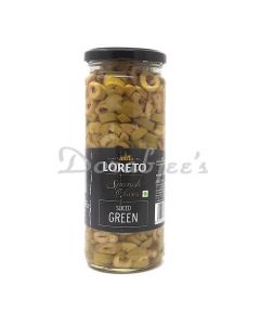 LORETO SLICED GREEN OLIVES -430G