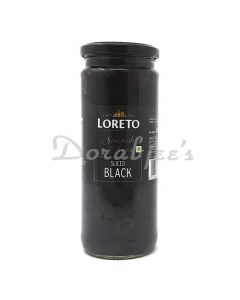 LORETO SLICED BLACK OLIVES -440G