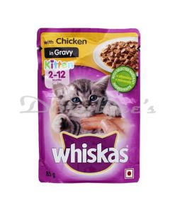 WHISKAS CHICKEN KITTEN 85G