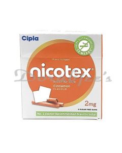 CIPLA NICOTEX CINNAMON GUM