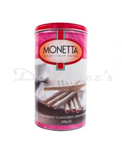 MONETTA CREAM WAFERS STRAWBRRY 300G