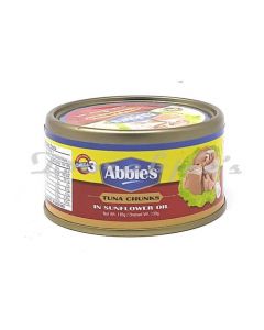 ABBIES  TUNA CHUNKS SUNFLOWER OIL185G