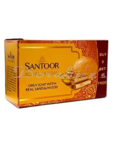 SANTOOR ROYAL GOLD SANDALWOOD SOAP 3*125G