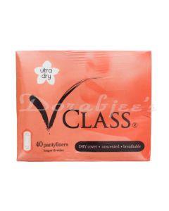 V CLASS ULTRA DRY PANTY LINERS 40’S