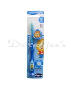 CHICCO KIDS TOOTHBRUSH 3Y-6Y BLUE