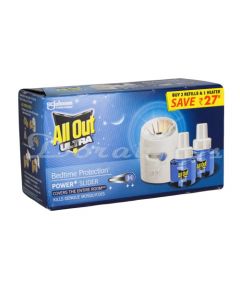 ALL OUT MOSQUITO REPELLENT 2 REFILL + HEATER