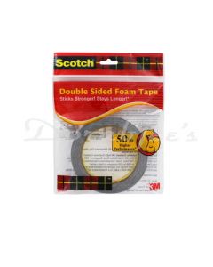 SCOTCH BRITE DOUBLE SIDED FOAM TAPE 12MM+3M