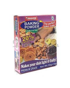 SOOPER  BAKING POWDER 50 G