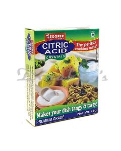 SOOPER  CITRIC ACID 25 G