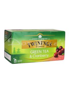 TWINING GREEN TEA & CRANBERRY 25S