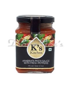 K'S ARRABIATA PASTA SAUCE WITH FRESH PEPPER 270G