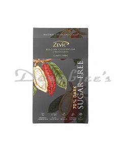 ZEVIC STEVIA SUGAR FREE DARK CHOCOLATE 70% 96G