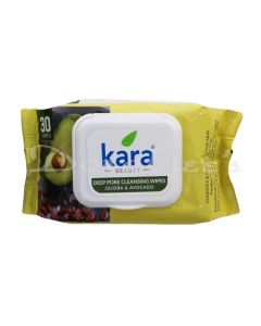 KARA WET WIPES AVOCADO & JOJOBA WITH LID 30P