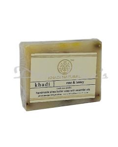 KHADI SOAP ROSE & HONEY WITH PETALS