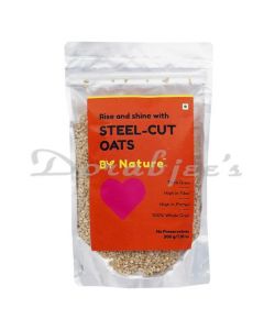 BY NATURE STEEL CUT OATS TIN 200G