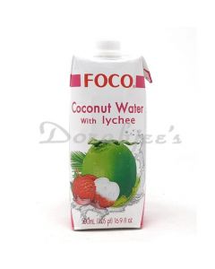 FOCO COCONUT WATER LYCHEE 500ML