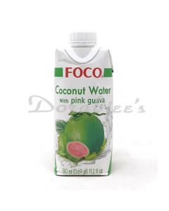 FOCO COCONUT WATER PINK GUAVA 330ML