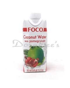 FOCO COCONUT WATER POMEGRANATE 330ML