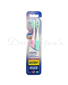 ORAL B SENSITIVE ULTRATHIN TOOTH PASTE EXTRA SOFT 2S