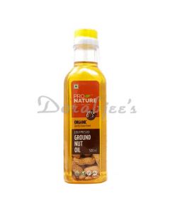 PRONATURE ORGANIC  GROUNDNUT OIL 500ML