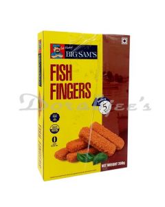 BIG SAMS BASA BREADED FISH FINGERS 200G