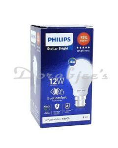 PHILIPS STELLAR BRIGHT 12W CRYSTAL WHITE LED BULB