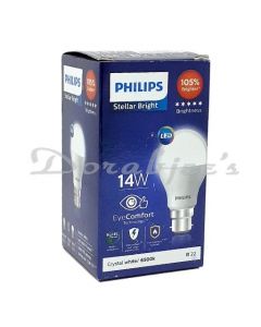 PHILIPS STELLAR BRIGHT LED BULB CRYSTAL WHITE 14W