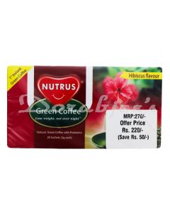 NUTRUST GREEN COFFEE HIBISCUS 20S