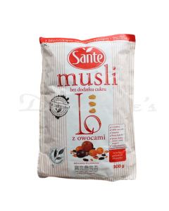 SANTE NO SUGAR ADDED  MUESLI RED 300G