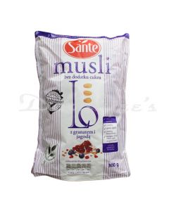 SANTE NO SUGAR ADDED  MUESLI  BLUE 300G