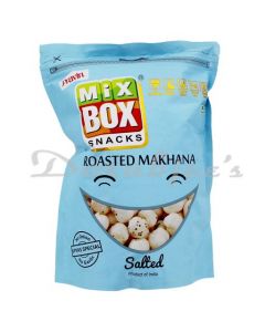 MIXBOX ROASTED MAKHANA PLAIN SALTED 100G