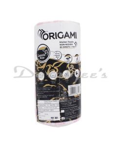 ORIGAMI LUXURIA NON WOVEN KITCHEN TISSUE ROLL 1PLY 80S