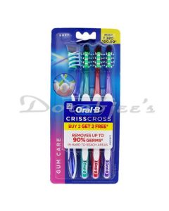 ORAL B CRISS CROSS PH GUM CARE SOFT TOOTH BRUSH B2G2