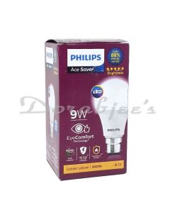 PHILIPS  ACE SAVER LED BULB GOLDEN YELLOW  9W