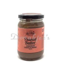 WILDSTRAW CHOC ALMOND CINNAMON PEANUT BUTTER 300G