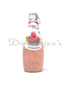 AMERICAN DELIGHT  BASIL DRINK LYCHEE 300ML