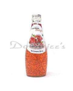 AMERICAN DELIGHT  BASIL DRINK POMEGRANATE 300ML