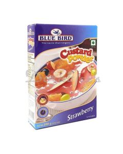 BLUE BIRD CUSTARD P STRAWBERRY 100G