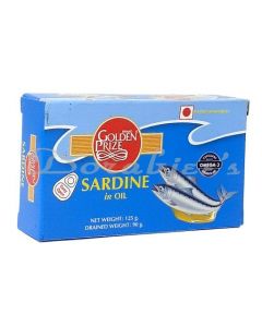 GOLDEN PRIZE SARDINE IN NATURAL OIL 125 G S