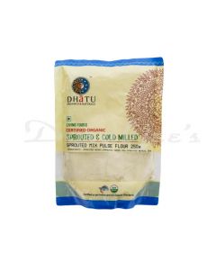 DHATU ORGANIC SPROUTED MIX PULSE FLOUR 250G