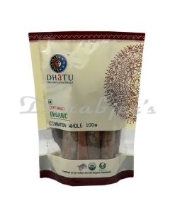 DHATU ORGANIC CINNAMON WHOLE 100G