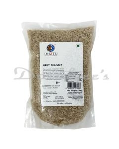 DHATU ORGANIC SEA SALT - GREY 500G