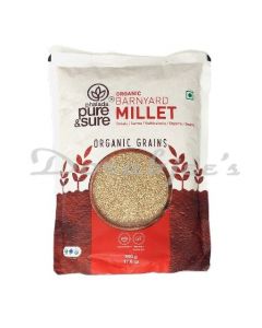 PURE & SURE ORGANIC BARNYARD  MILLET 500G