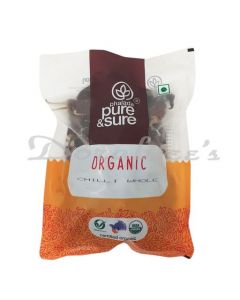 PURE & SURE ORGANIC CHILLI WHOLE 200G