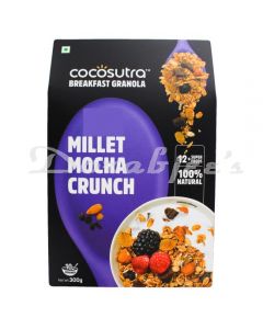 COCOSUTRA GRANOLA MILLET MOCHA CRUNCH 300G