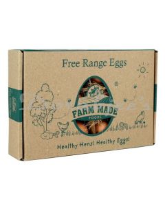 FARM MADE FREE RANGE EGGS 12PC