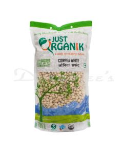 JUST ORGANIK CHOWPEA LOBIA WHITE 1KG