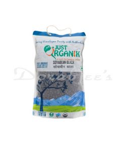 JUST ORGANIK SOYABEAN BLACK DESI- 500G