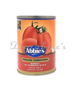 ABBIES PEELED TOMATOES  400G