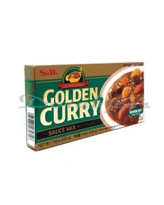 S AND   B   GOLDEN  CURRY SAUCE MIX MED HOT 220G